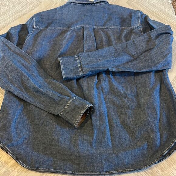 BURBERRY BRIT Women's Denim Button Down Shirt Size S - Picture 6 of 7